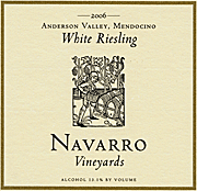 Navarro 2006 White Riesling